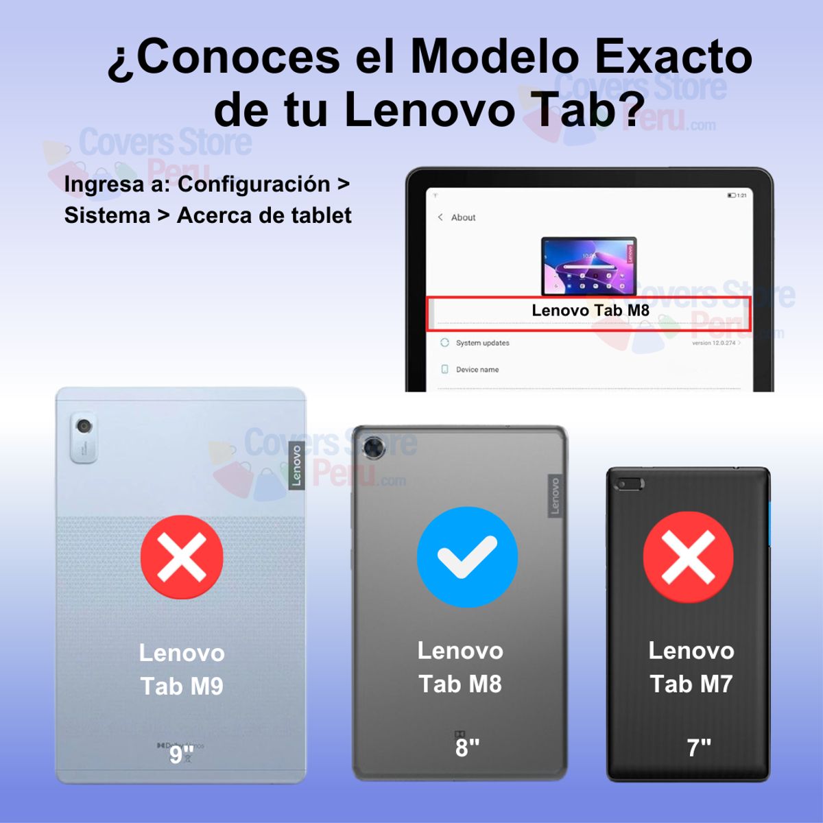 GENERICO - Funda para Lenovo Tab M8 HD 8 Gomas 360 Antishock Morada Resistente