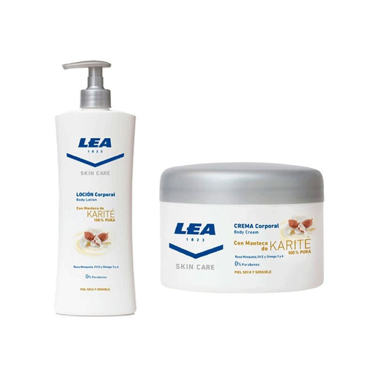 GENERICO - Dúo de aceite y loción de Karité Corporal LEA