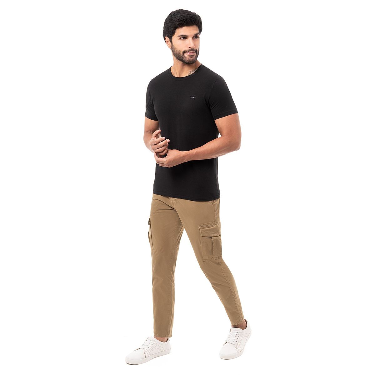 PIONIER - Moda Drill Stretch Hombre Sepia Mateoz