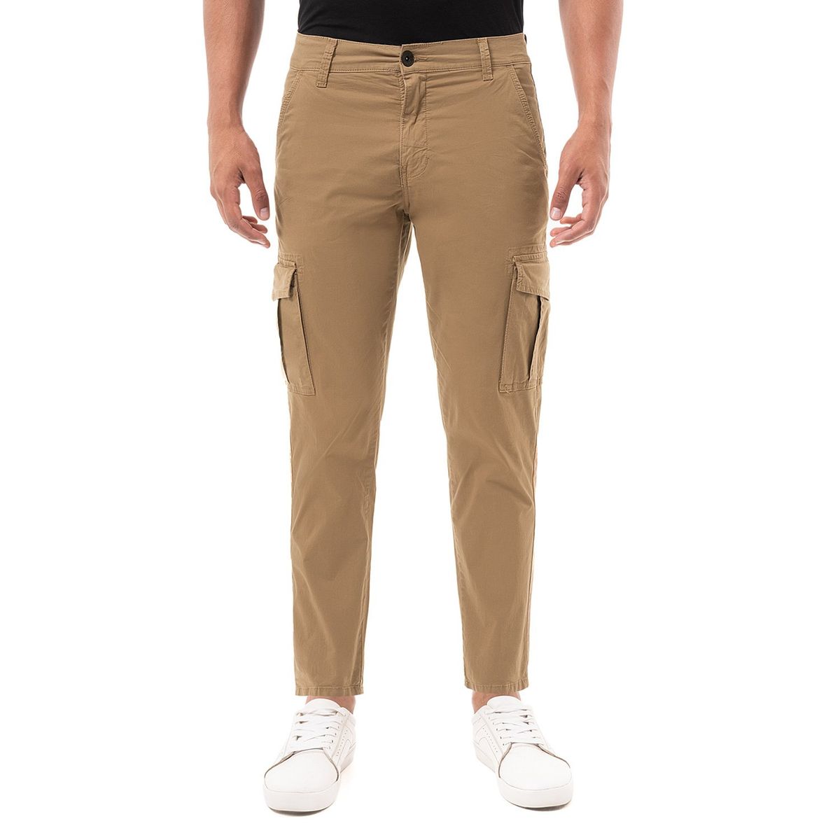 PIONIER - Moda Drill Stretch Hombre Sepia Mateoz