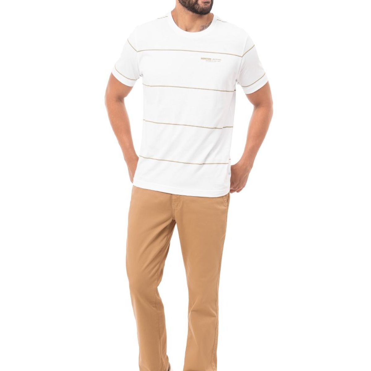 NORTON - Moda Drill Stretch Hombre Beige Shendet