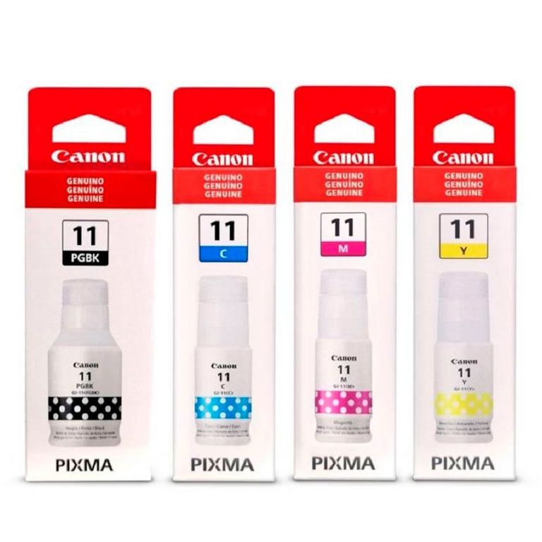 Pack Tinta Canon Pixma Original Serie Gi-11 G2160 G3160 | Sodimac Perú