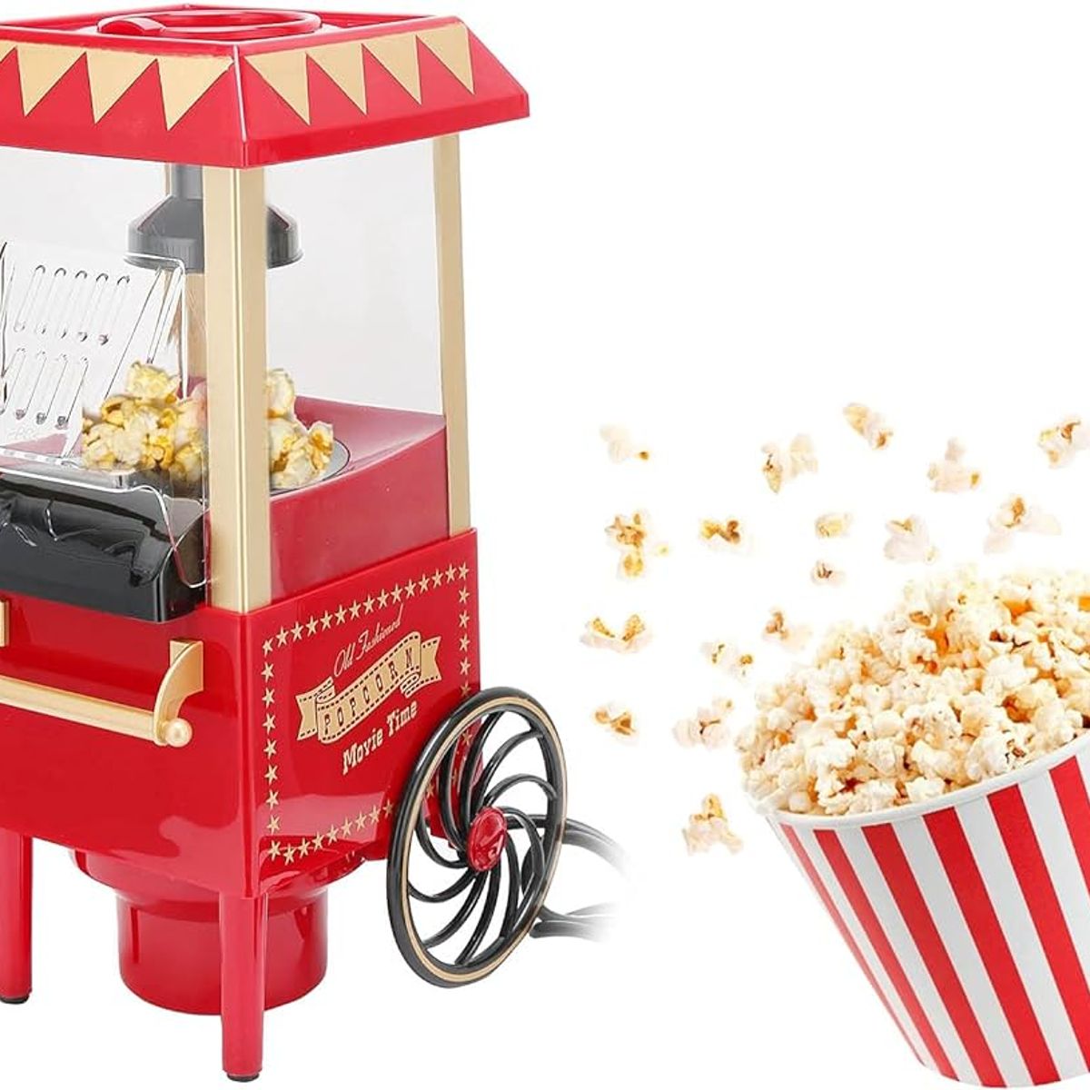 OEM - Máquina para Hacer Pop Corn Canchita Palomitas de Maiz SIN Aceite