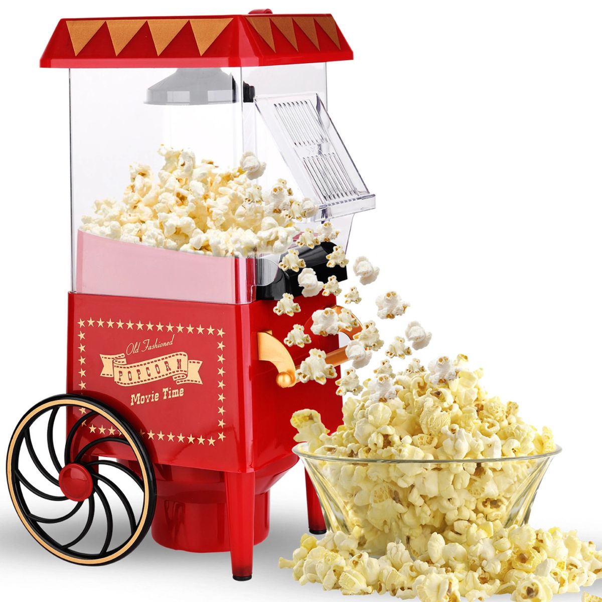 OEM - Máquina para Hacer Palomitas de Maiz Pop Corn Canchita SIN Aceite