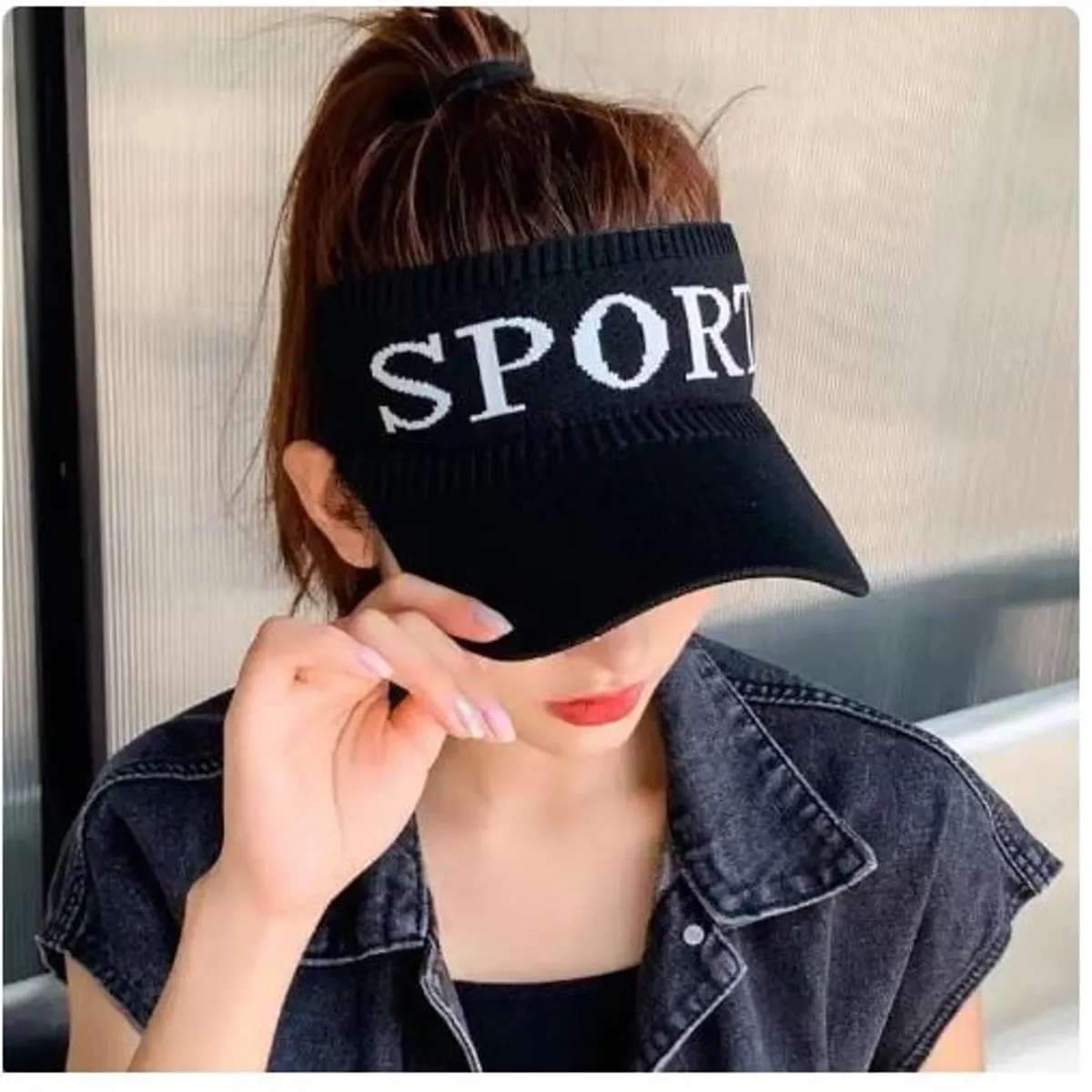 GENERICO - Visera de sol para mujer gorra de verano para deportes