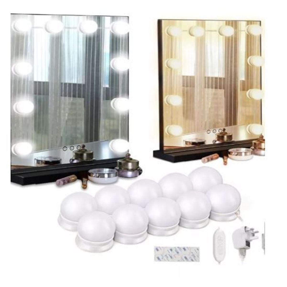 GENERICO - Extensión 10 Luces De Espejo Tocador Hollywood