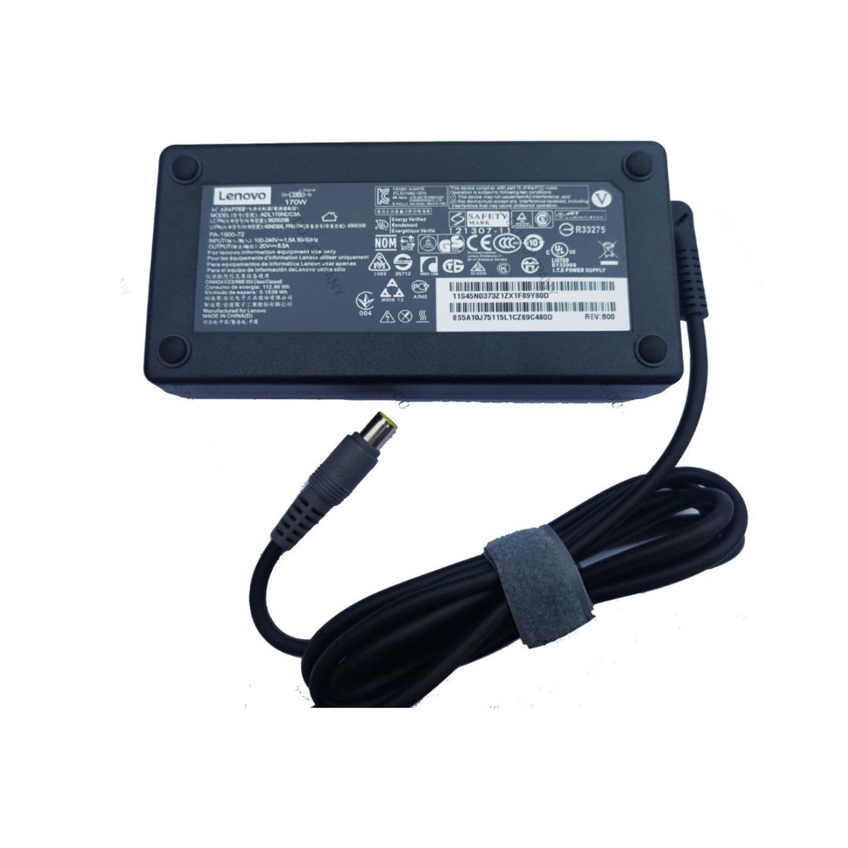 LENOVO - Cargador Lenovo 20V.  8.5A. 170W.  7.9 X 5.5 mm.  Work Station.