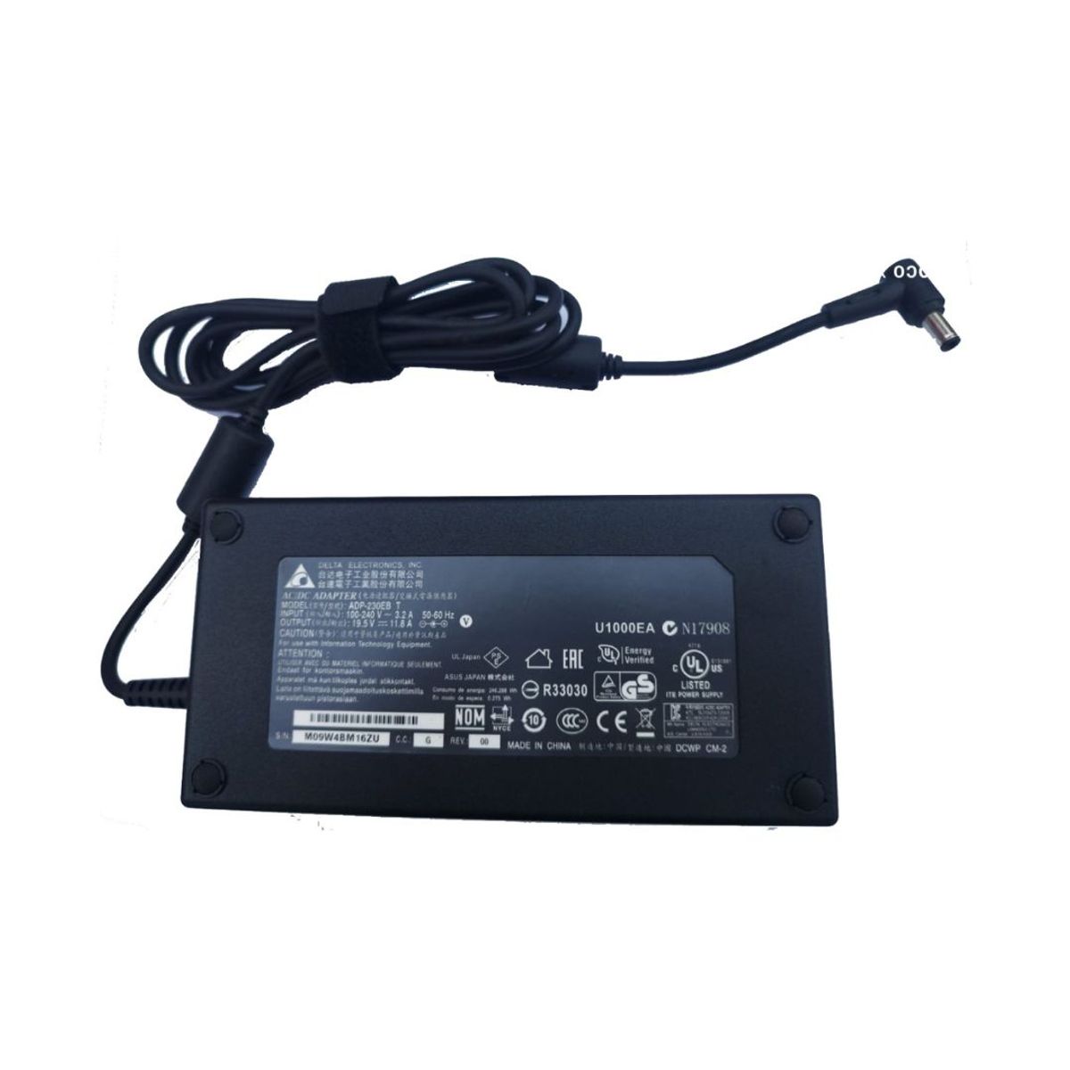 ASUS - Cargador Asus 19.5 V.  11.8 A.  230w. 6.0 X 3.7mm. ROG STRIX.