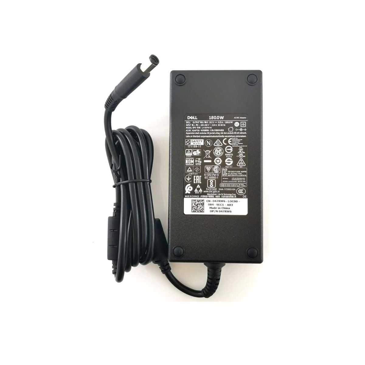 DELL - Cargador Dell 19.5V.   9.23A. 180W.  7.4X 5.0 mm. Punta Aguja