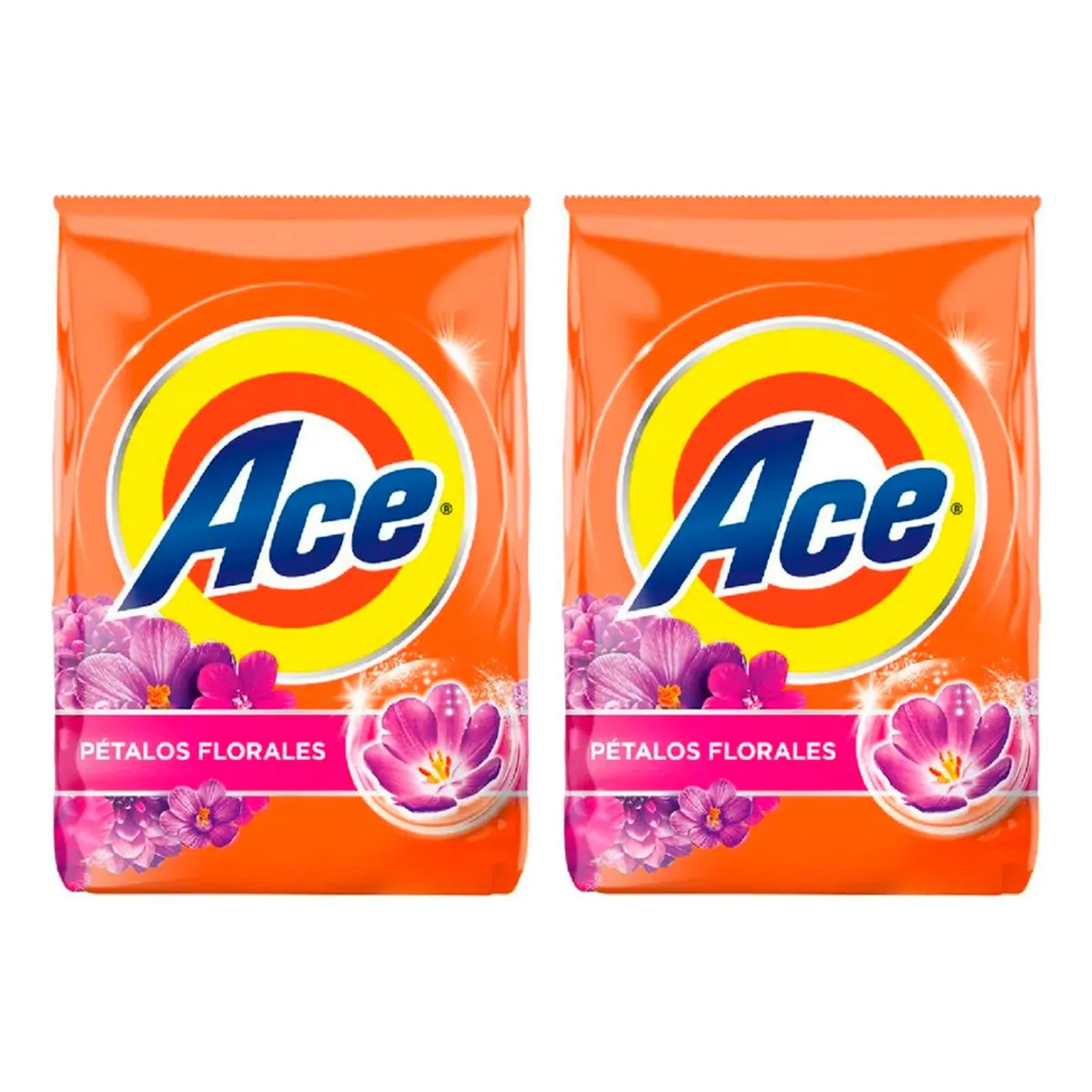 ACE - Pack x2 Detergente en Polvo Ace Floral 4kg