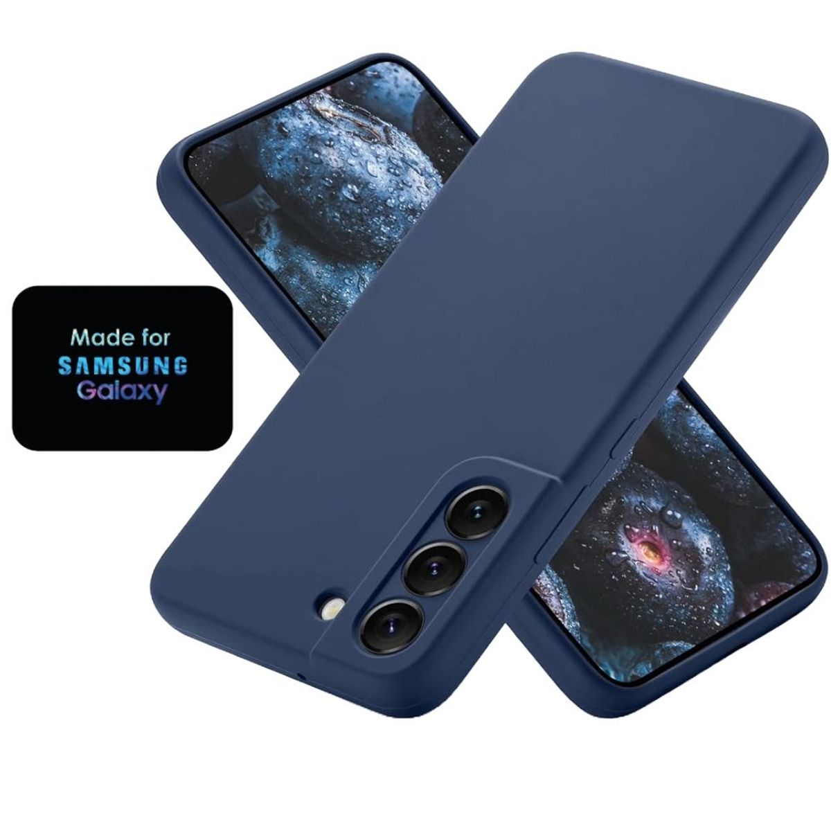 GENERICO - Silicone Case Samsung S22 Plus Con Marca