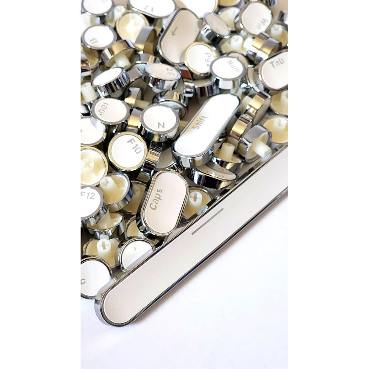 GENERICO - repuesto de Teclas Vintage Inalámbrico Mecánico Intercambiable