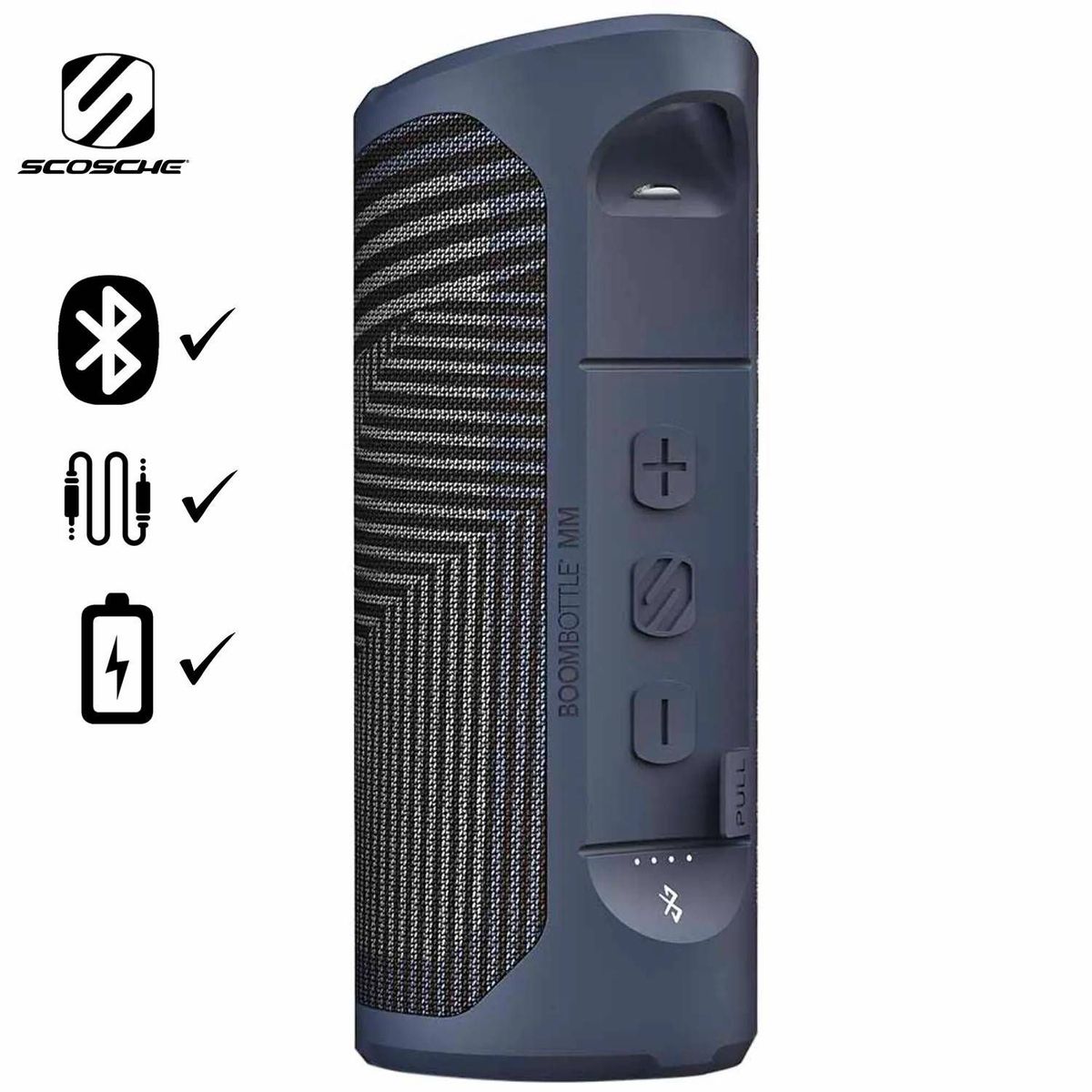 SCOSCHE - Parlante Portátil SCOSCHE Magic Mount Boombottle MM Azul