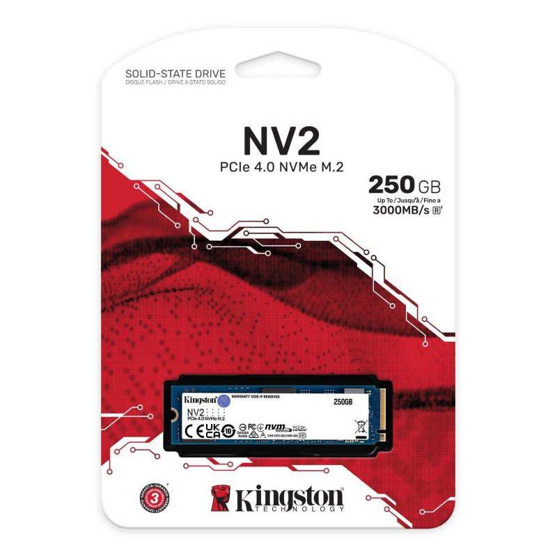 KINGSTON - SSD KINGSTON NV2 NVMe PCIe 4.0 250GB