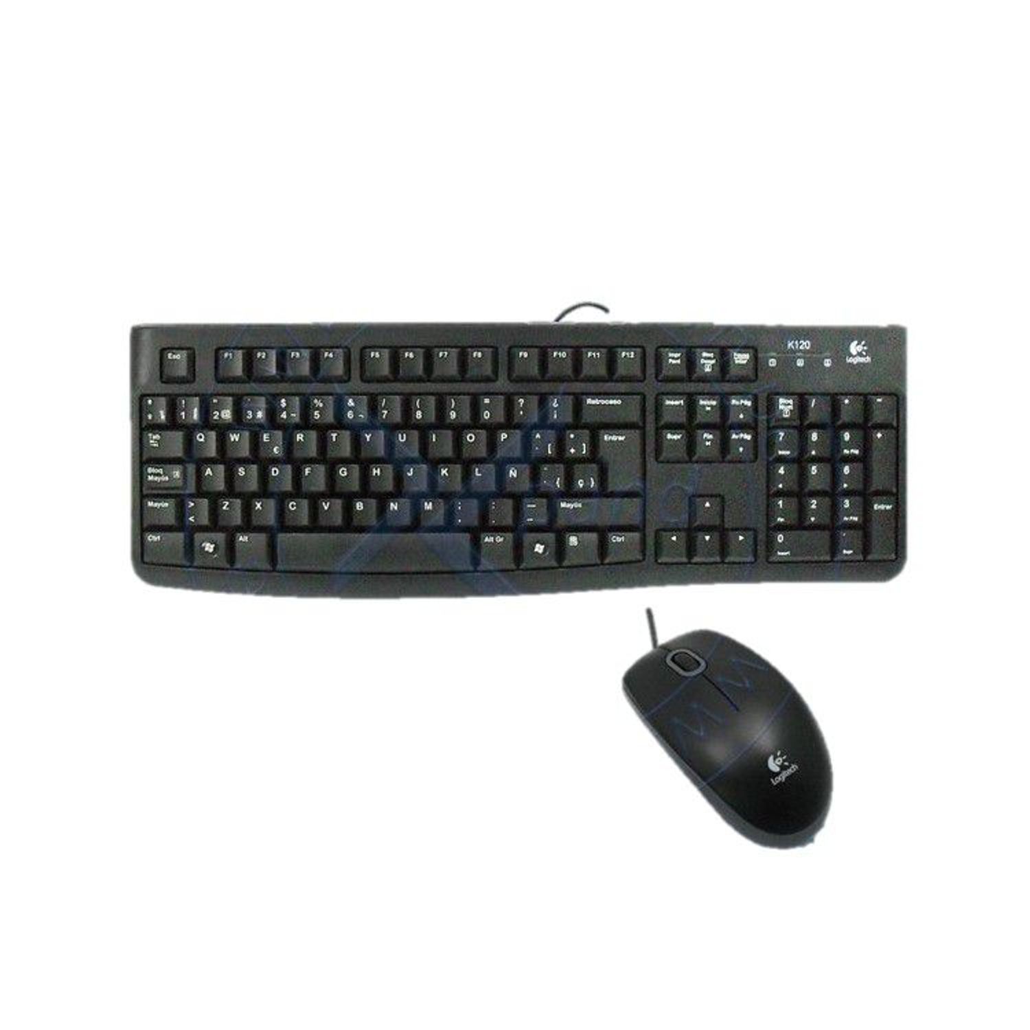 Kit Teclado Y Mouse Logitech MK120 ESTANDAR USB NEGRO LOGITECH - Main Image