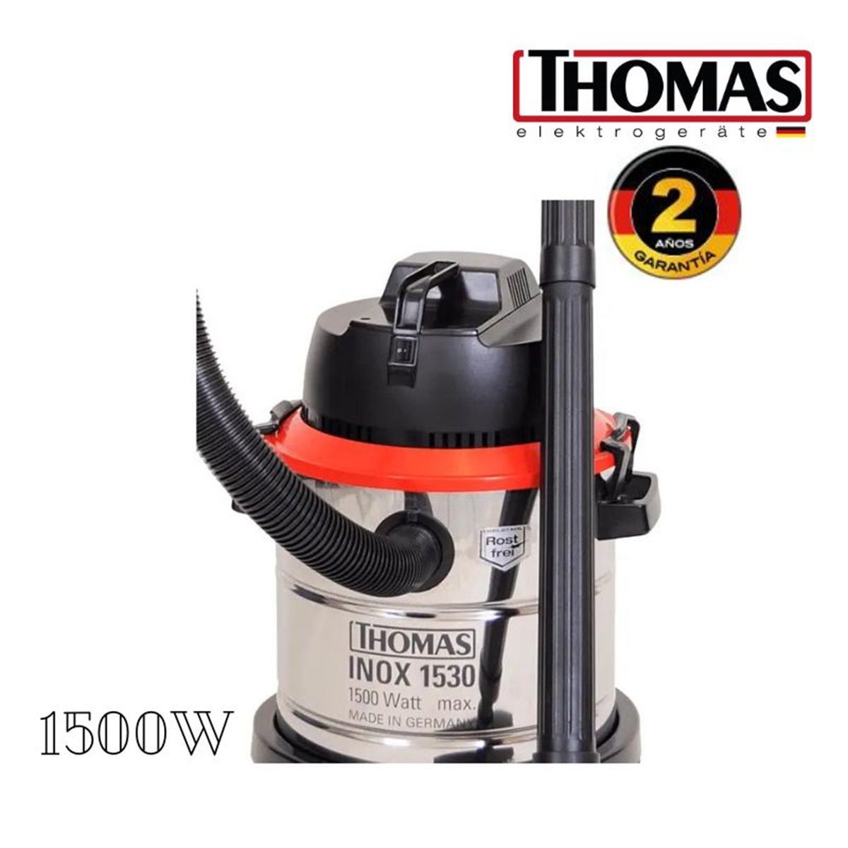 THOMAS - ASPIRADORA DE POLVO Y AGUA THOMAS DE 1500W TECNOLOGÍA ALEMANA
