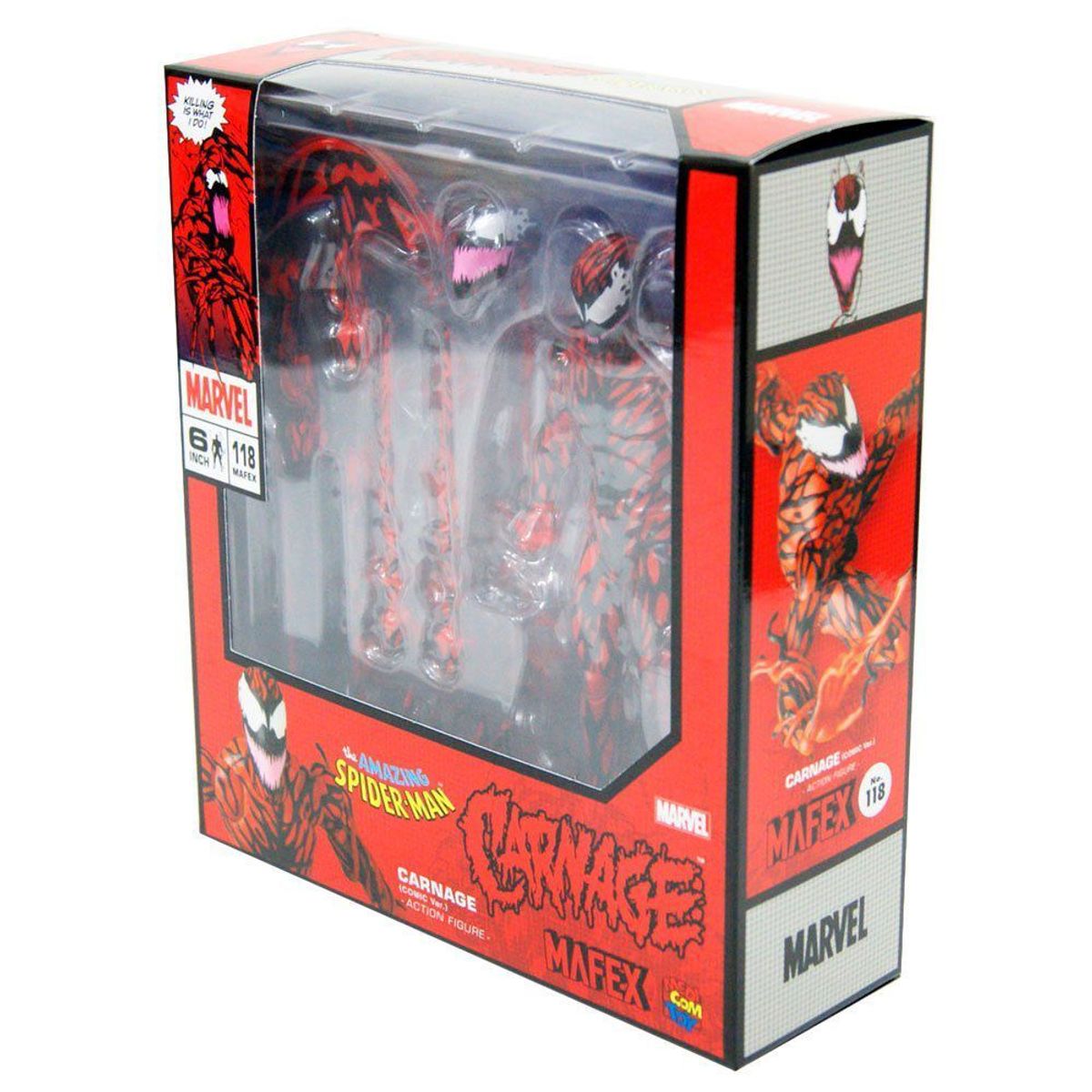 MARVEL - Marvel MAFEX 118 Carnage Comic Ver