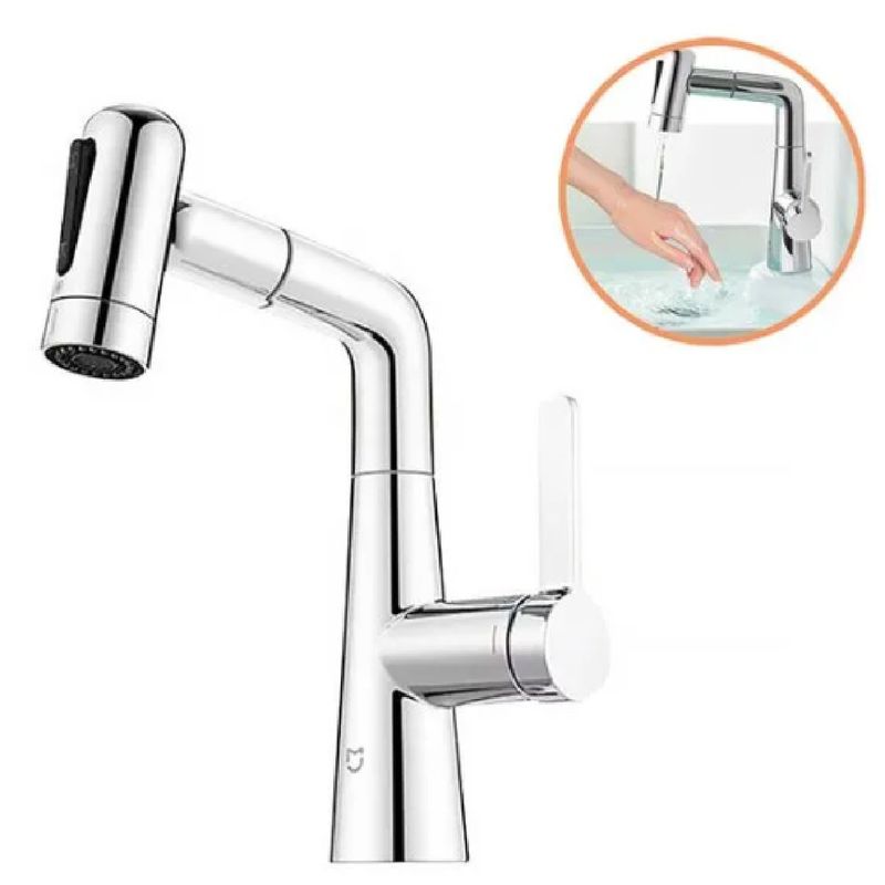 XIAOMI - Grifo de agua extraíble Mijia pull-out basin faucet S1 - MJCLSMPLT01DB