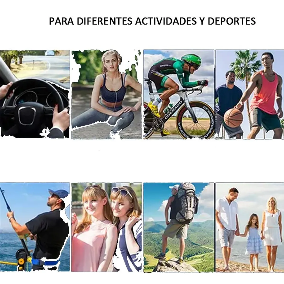 GENERICO - Mangas y Bandana Deportivas SET 2 en 1 Protección Solar con filtro UV