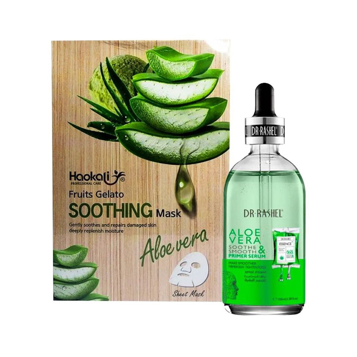 GENERICO - Primer Serum de Aloe Vera + Mascarilla Calmante de Aloe Vera