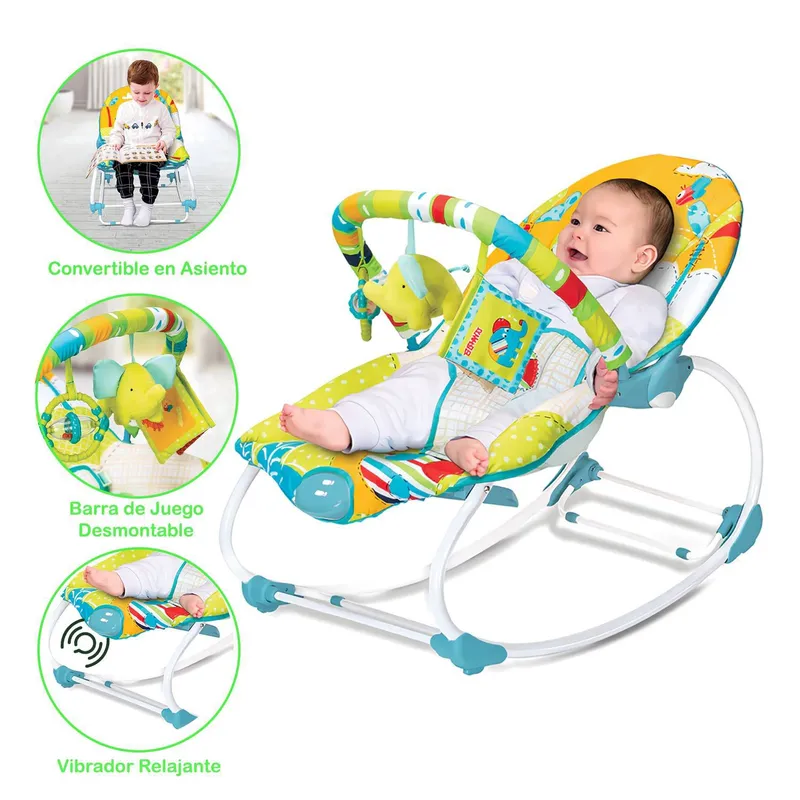 INFANTI - Silla Nido para Bebé Animalitos Safari Multi Infanti 6920