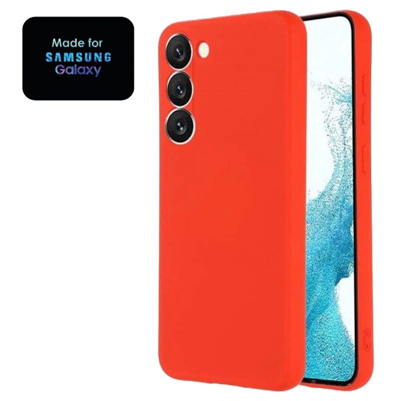 GENERICO - Silicone Case Samsung S23 Plus Con Marca