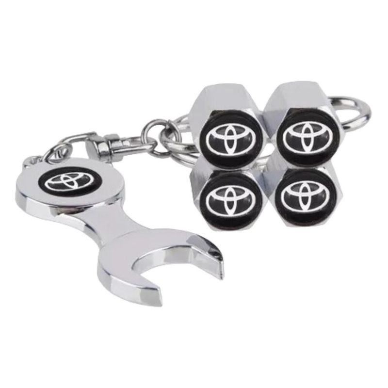 GENERICO - TAPAS DE VÁLVULA PARA NEUMATICO - 4 PIEZAS  TOYOTA  UNIVERSAL