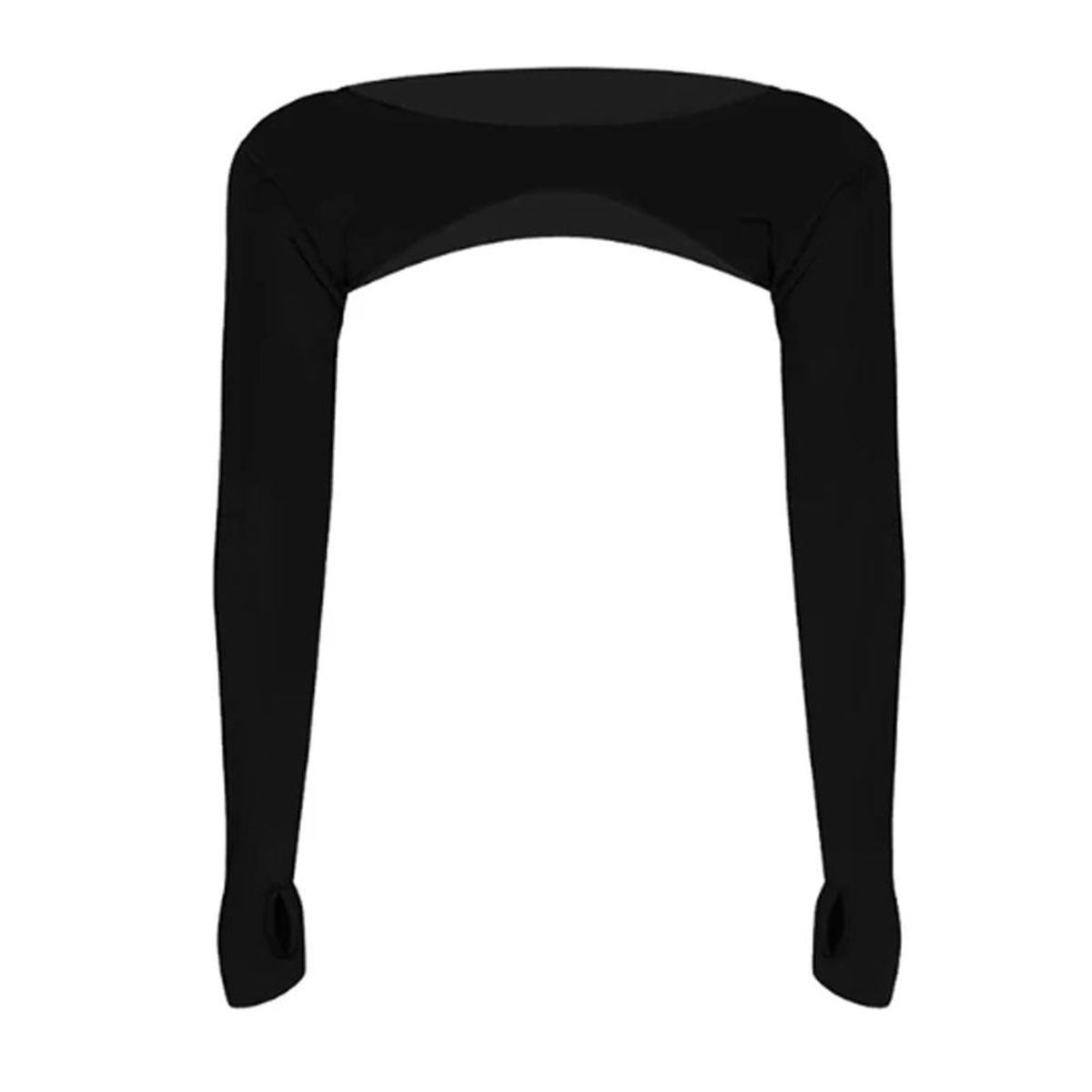 GENERICO - MANGAS LARGAS PARA BRAZOS MUJER PROTECCIÓN SOLAR UV - NEGRO