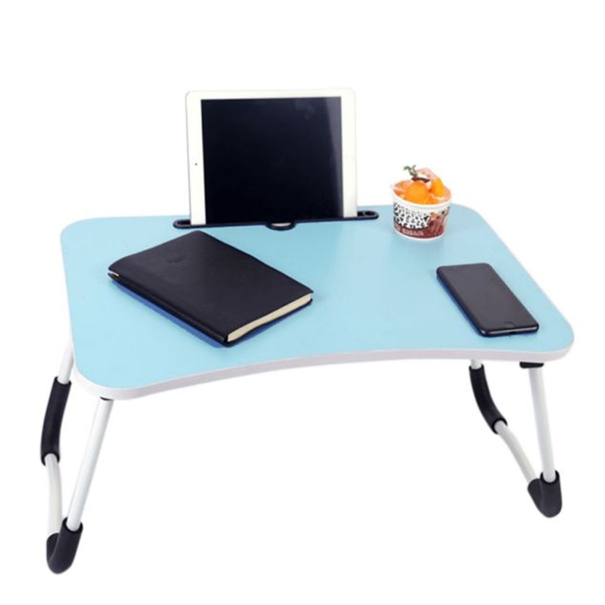 GENERICO - Mesa para Laptop Plegable Portátil Multifunción Celeste