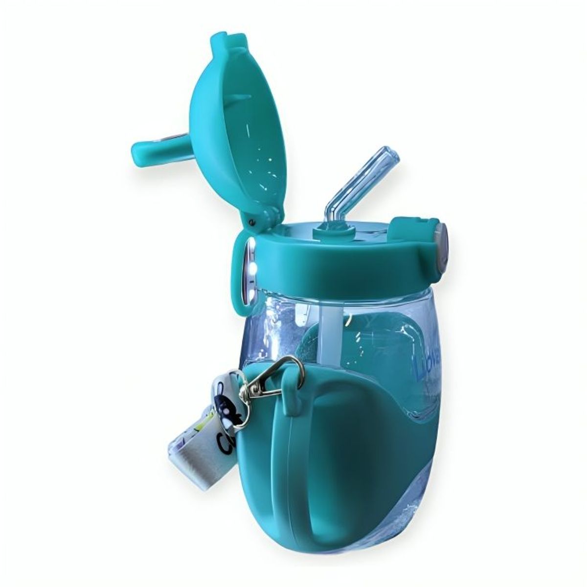 GENERICO - Tomatodo Lovely Conejito Con Correa 500 ml Verde