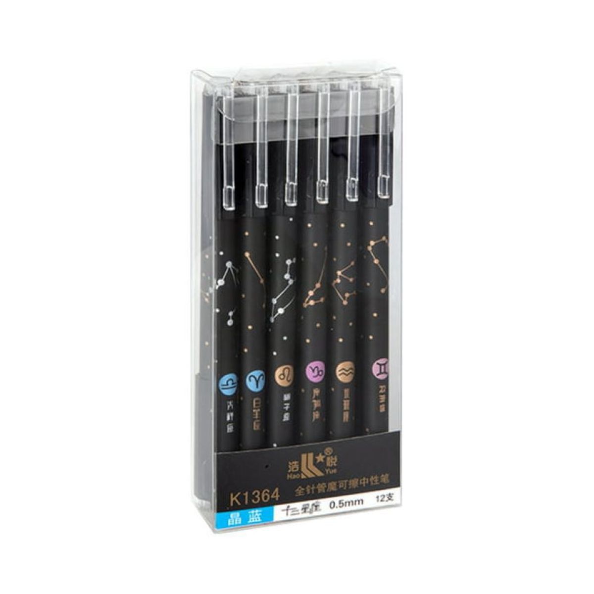 GENERICO - LAPICEROS BORRABLES ZODIACAL X12