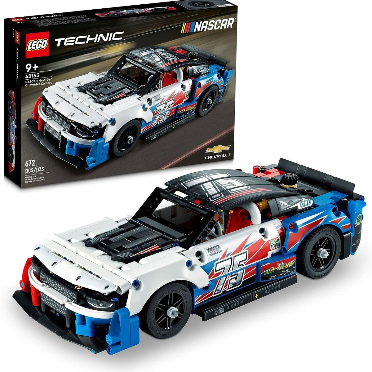 LEGO - LEGO Technic 42153 NASCAR® Chevrolet Camaro ZL1 (672 piezas)