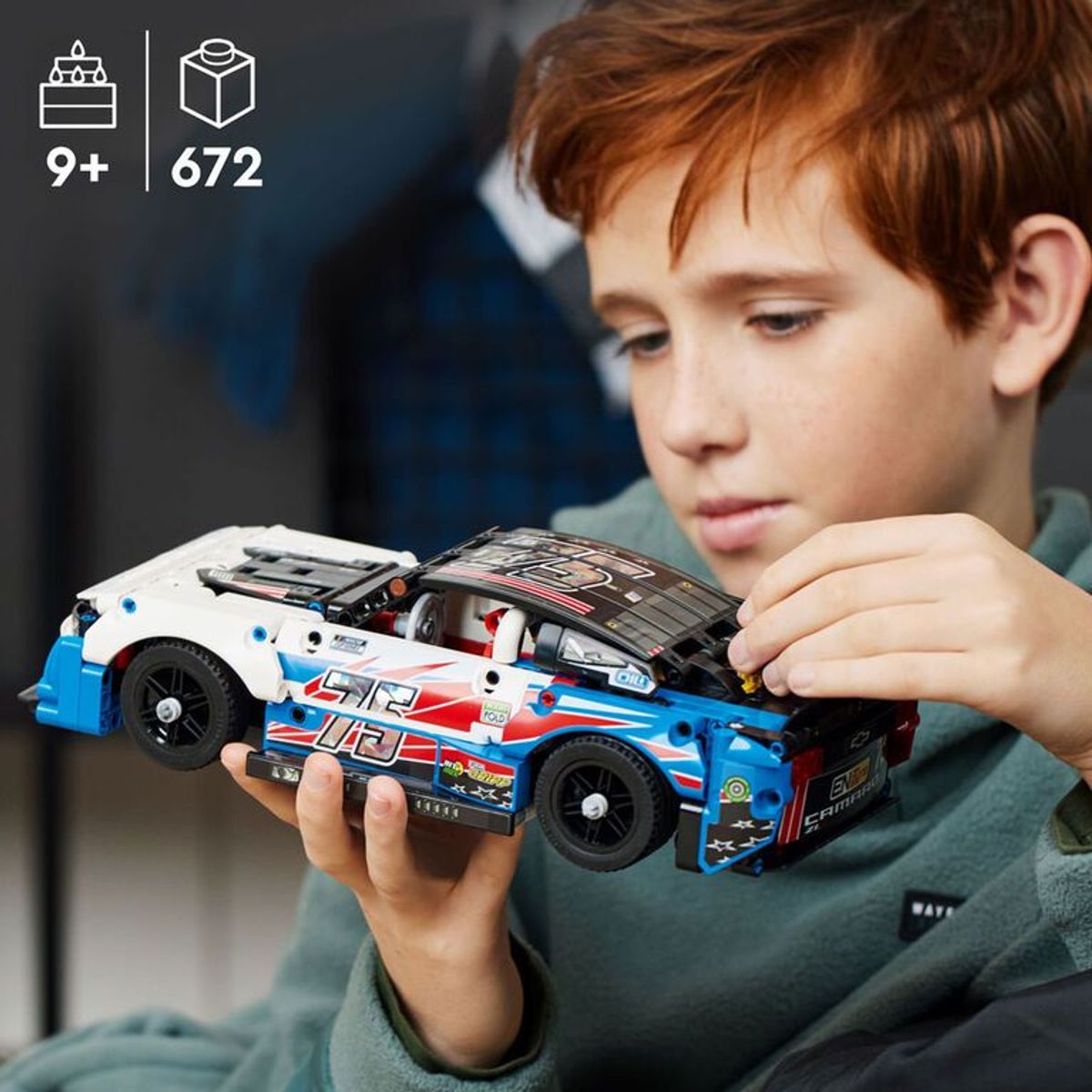 LEGO - LEGO Technic 42153 NASCAR® Chevrolet Camaro ZL1 (672 piezas)
