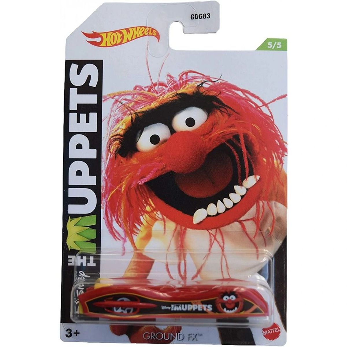 HOT WHEELS - Hot Wheels Diecast Muppets Ground FX Rojo