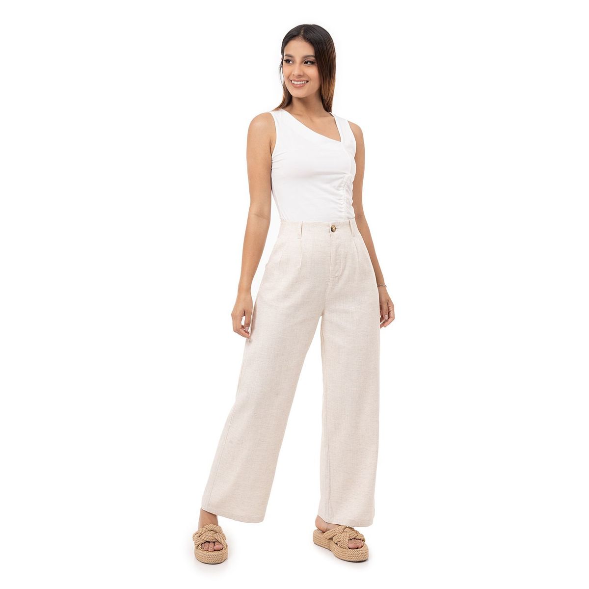 Pionier - Moda Popelina Mujer Ivory AnnalieP