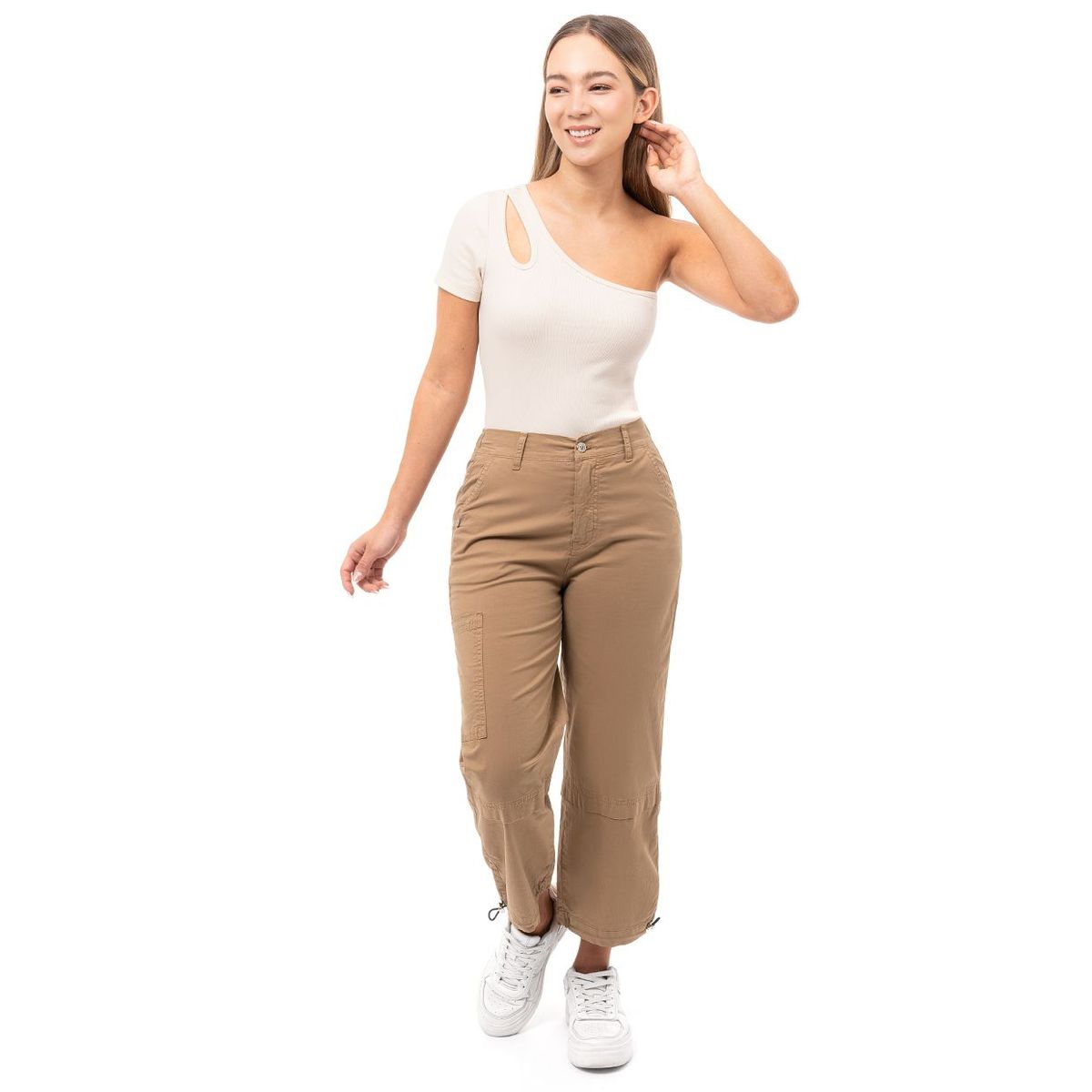 SQUEEZE - Cargo Tafeta Mujer Macchiato Polishe