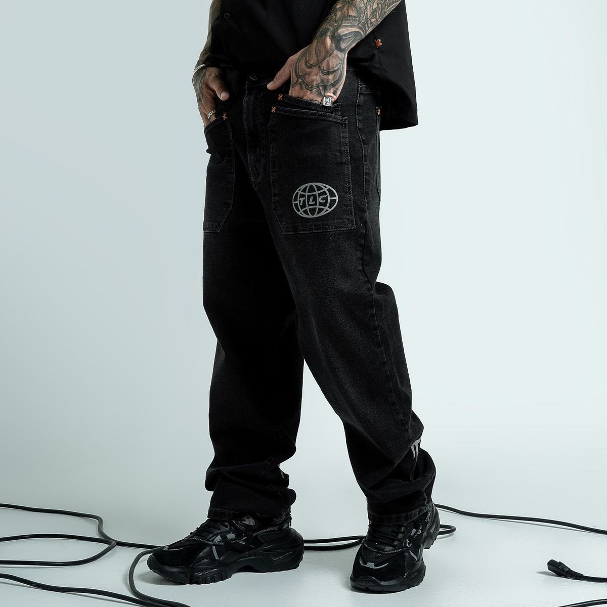 XERO TOLERANCE - Moda Denim Stretch Hombre Total Stone Black Hb Jasver