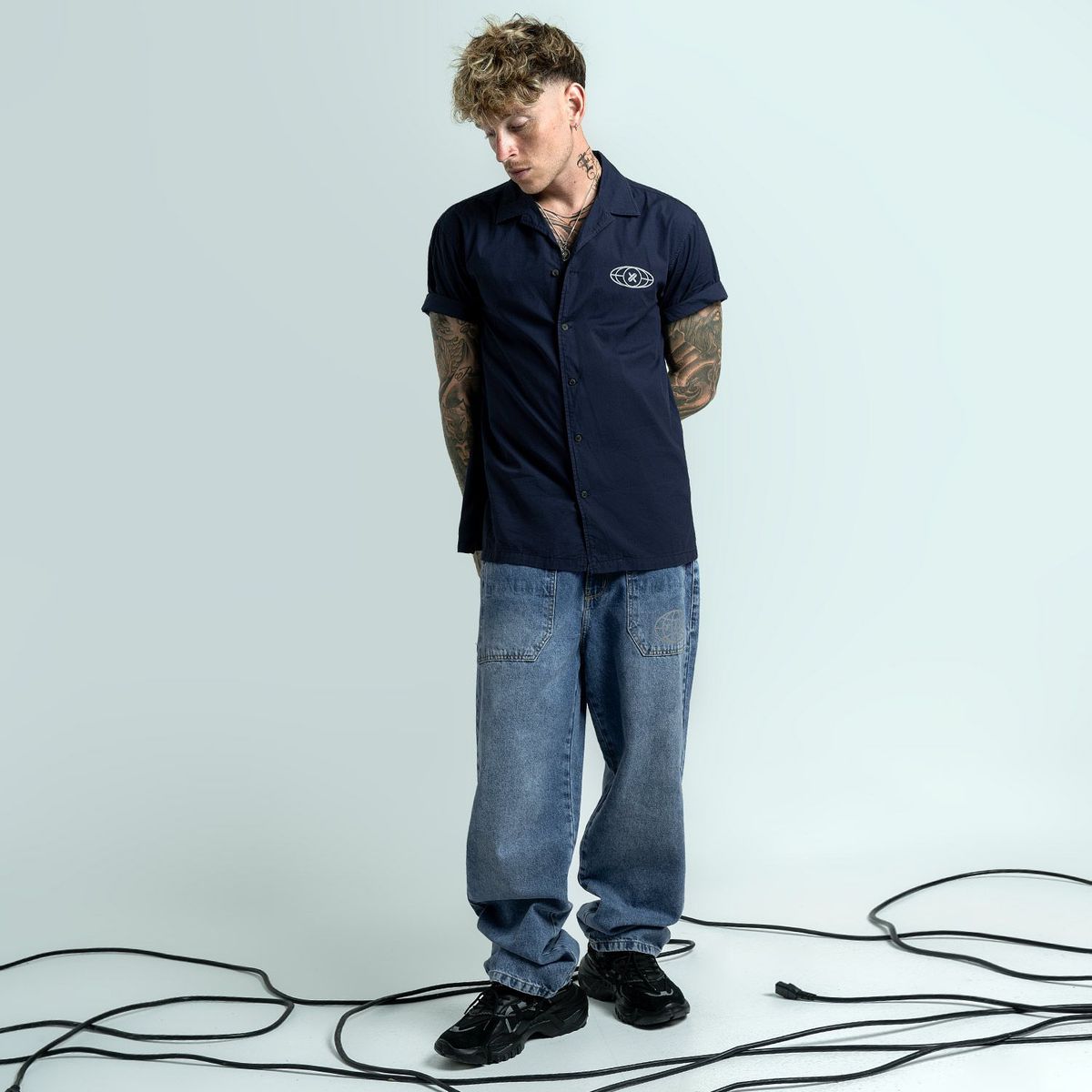 XERO TOLERANCE - Moda Denim Stretch Hombre Total Stone Black Hb Jasver