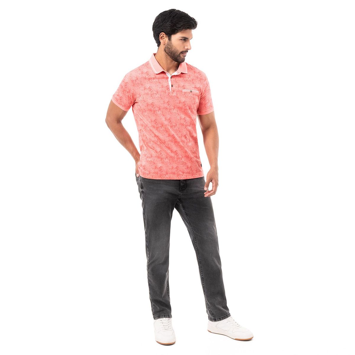 PIONIER - Moda Denim Stretch Hombre Total Cristal Beige Torn Boggdan