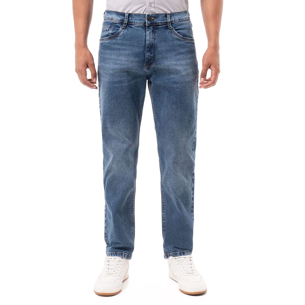 PIONIER - Moda Denim Stretch Hombre Total Cristal Beige Torn Boggdan