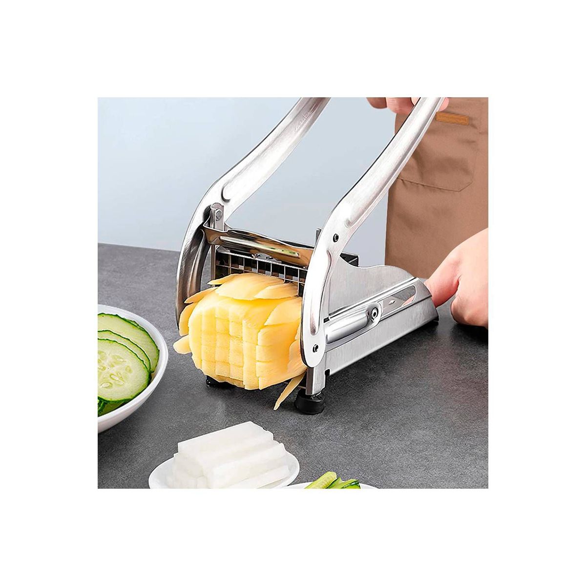 GENERICO - CORTADOR PICADOR DE PAPAS Y VERDURAS