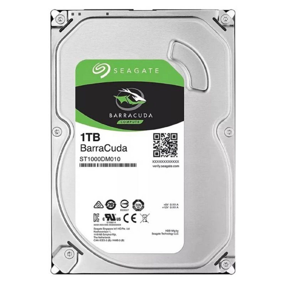 SEAGATE - DISCO DURO SEAGATE BARRACUDA, 1 TB, SATA 6GB/S 64MB CACHE 3.5