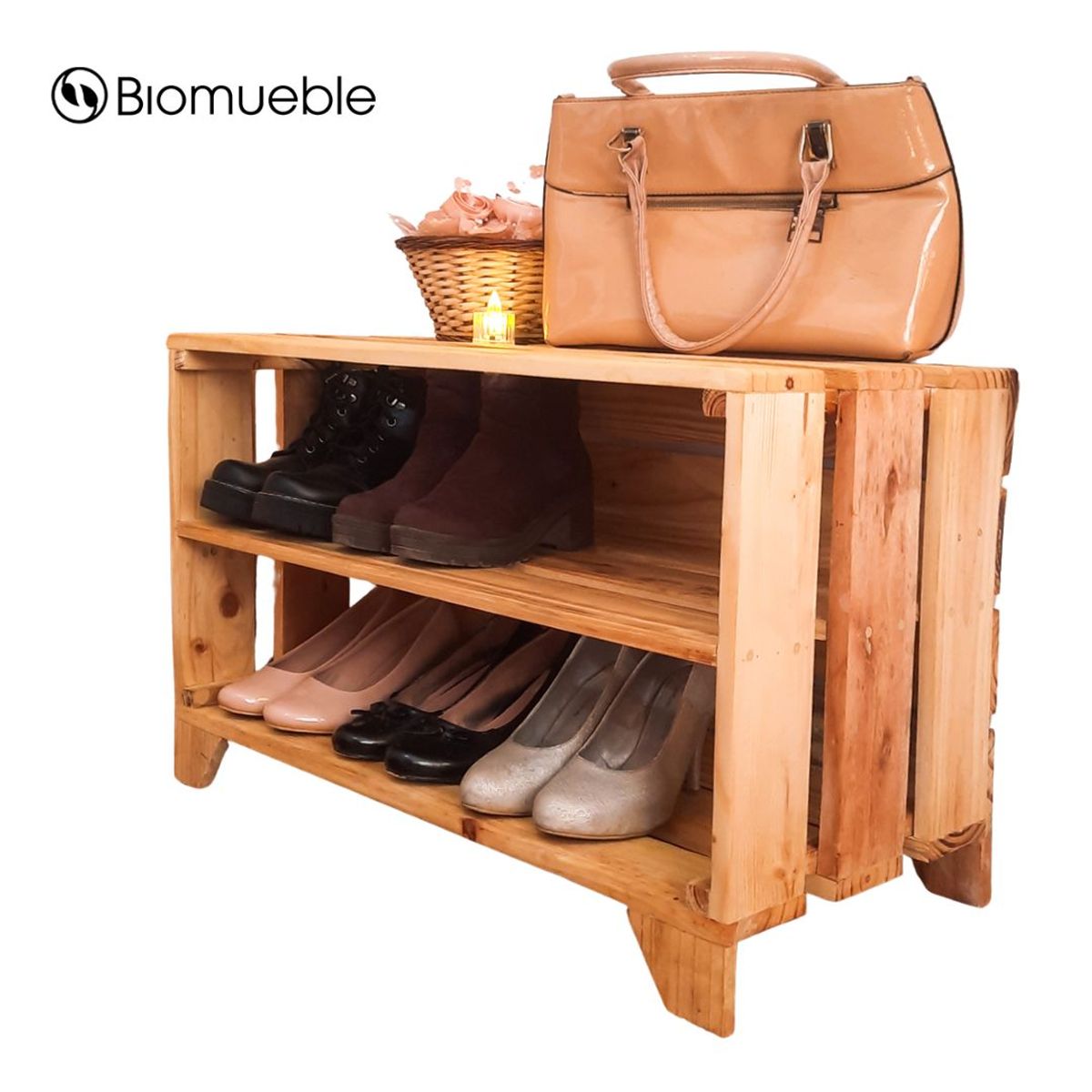 GENERICO - Zapatera Zara de palets de pino