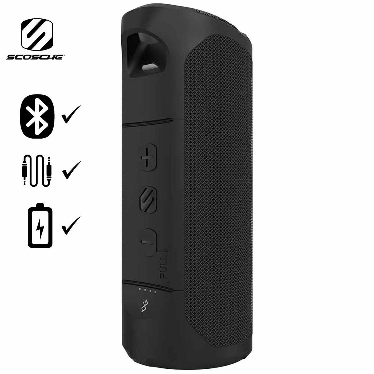 SCOSCHE - Parlante Portátil SCOSCHE Magic Mount Boombottle MM Black