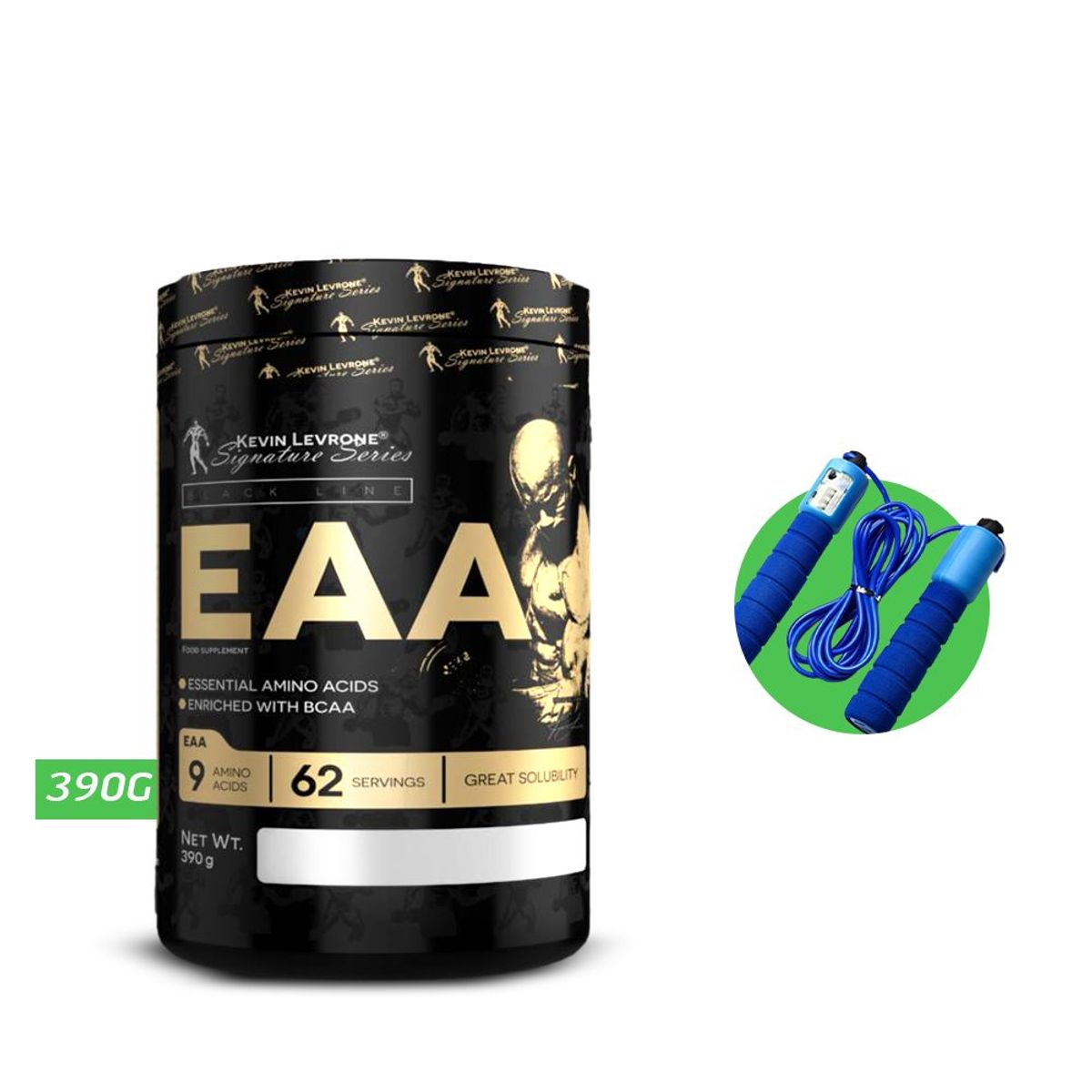 KEVIN LEVRONE - EAA BLACK LINE 390gr 62 servicios KEVIN LEVRONE + REGALOS