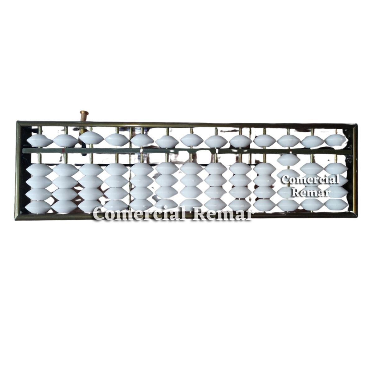 GENERICO - Soroban de Metal Abaco Japonés Juego Didáctico Matemático