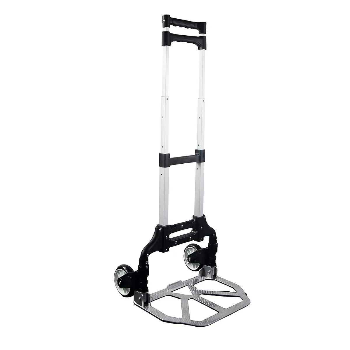 GENERICO - Coche Carreta Plegable Negro 75 Kg