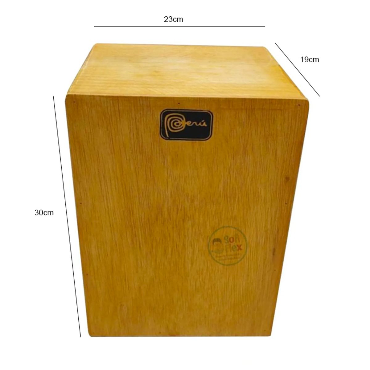 GENERICO - Cajon Musical Peruano para Niños de 2 a 4 años