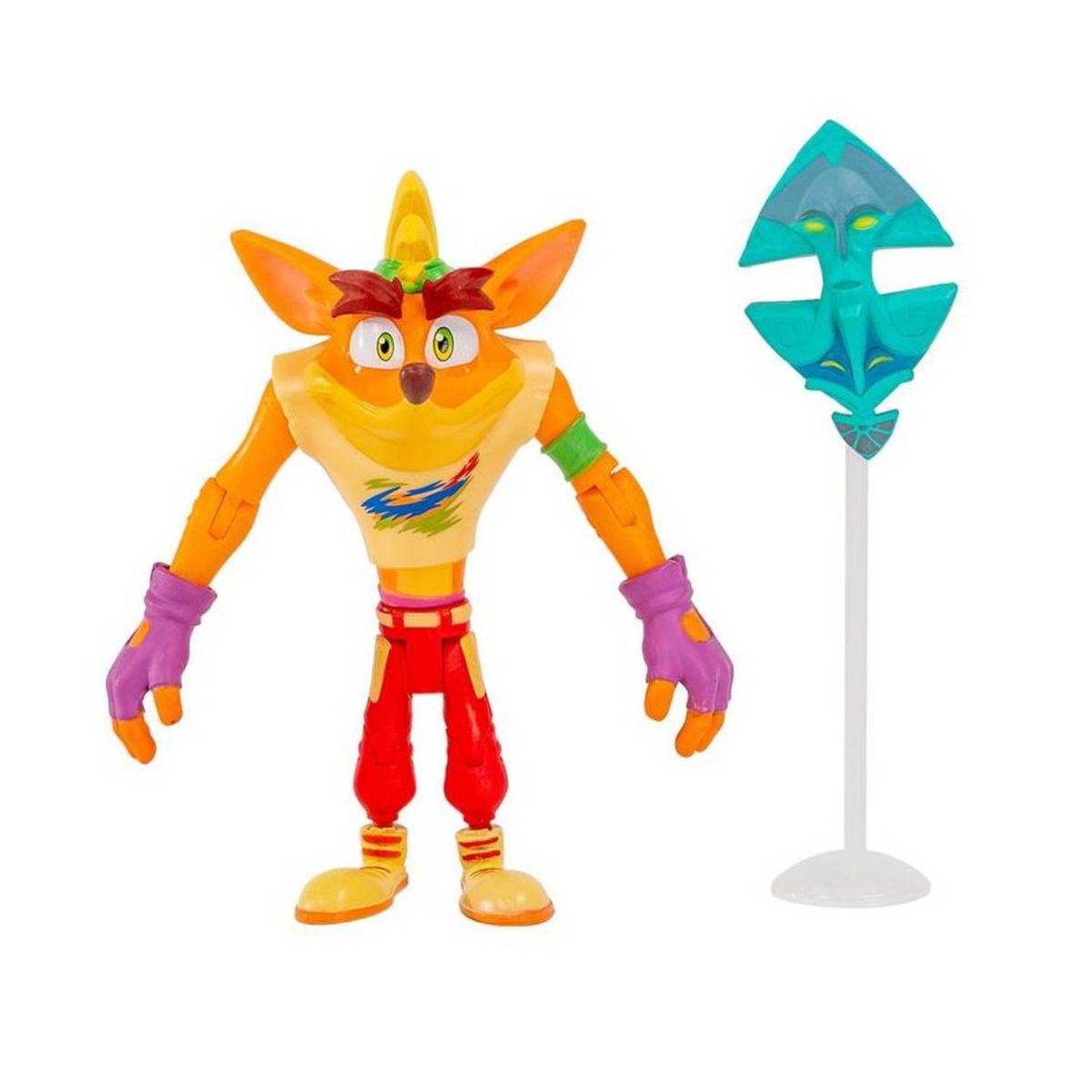 CRASH BANDICOOT - Crash Bandicoot Figura Retro Crash Articulado