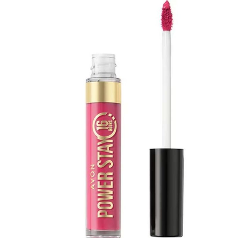 AVON - Avon Power Stay Labial Líquido 16horas - RELENTLESS ROSE